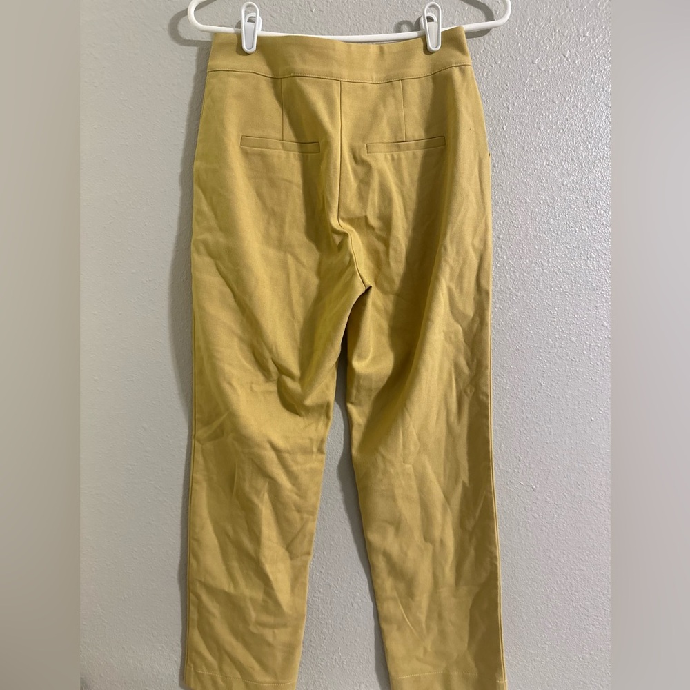 NWT Ghospell Chic Yellow Straight Leg Women's Pants - Picture 7 of 8